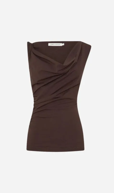 Camilla and Marc | Mara Top - Chestnut sold by Sister & Co
