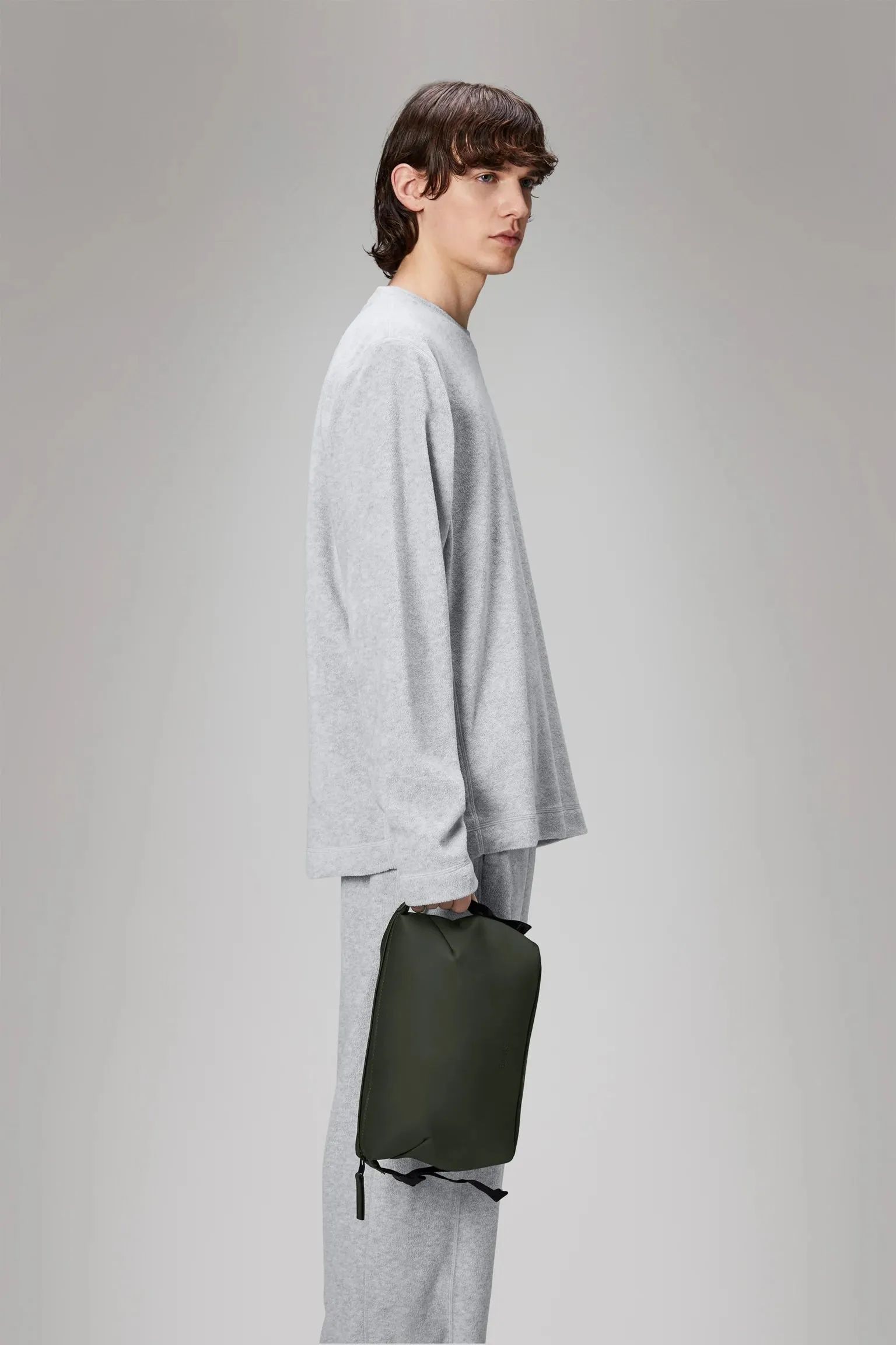 Rains | Hilo Wash Bag - Green sold by Sisters & Co product image thumbnail 4