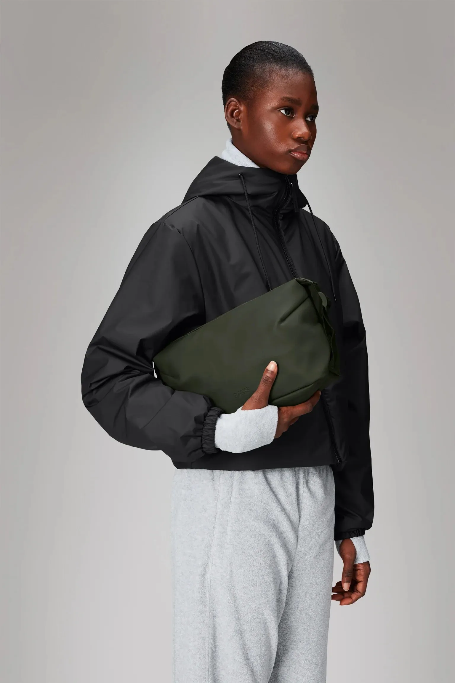 Rains | Hilo Wash Bag - Green sold by Sisters & Co product image thumbnail 2