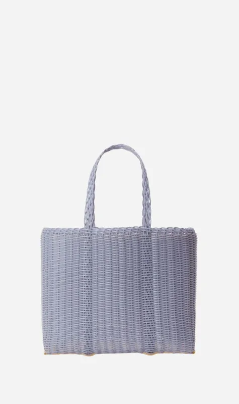 Palorosa | Small Flat Basket - Blue Lilac sold by Sister & Co