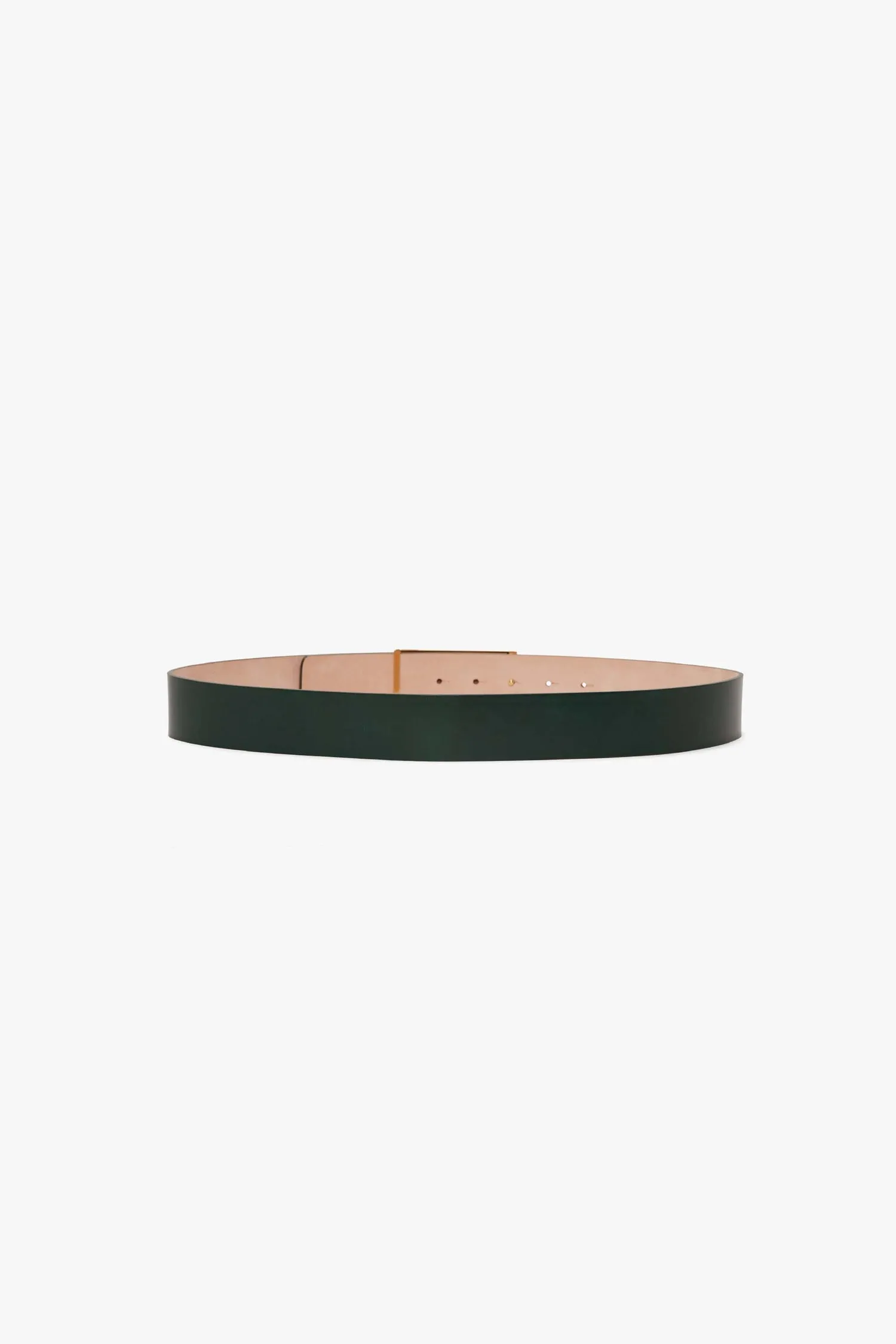 Victoria Beckham | Jumbo B Buckle Belt - Dark Green sold by Sisters & Co product image thumbnail 4