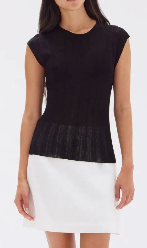Assembly Label | Noa Knit Tank - Black sold by Sister & Co