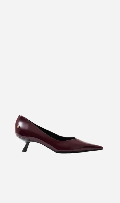 Anine Bing | Hilda Pumps - Dark Red Patent sold by Sister & Co