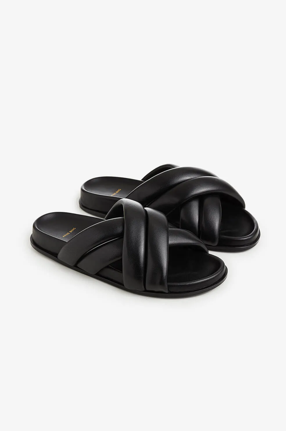 Anine Bing | Lizzie Slides - Black sold by Sister & Co product image thumbnail 3