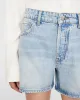 Anine Bing | Dalton Short - Bleached Blue sold by Sister & Co
