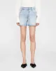 Anine Bing | Dalton Short - Bleached Blue sold by Sister & Co