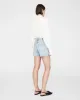 Anine Bing | Dalton Short - Bleached Blue sold by Sister & Co