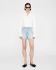 Anine Bing | Dalton Short - Bleached Blue sold by Sister & Co
