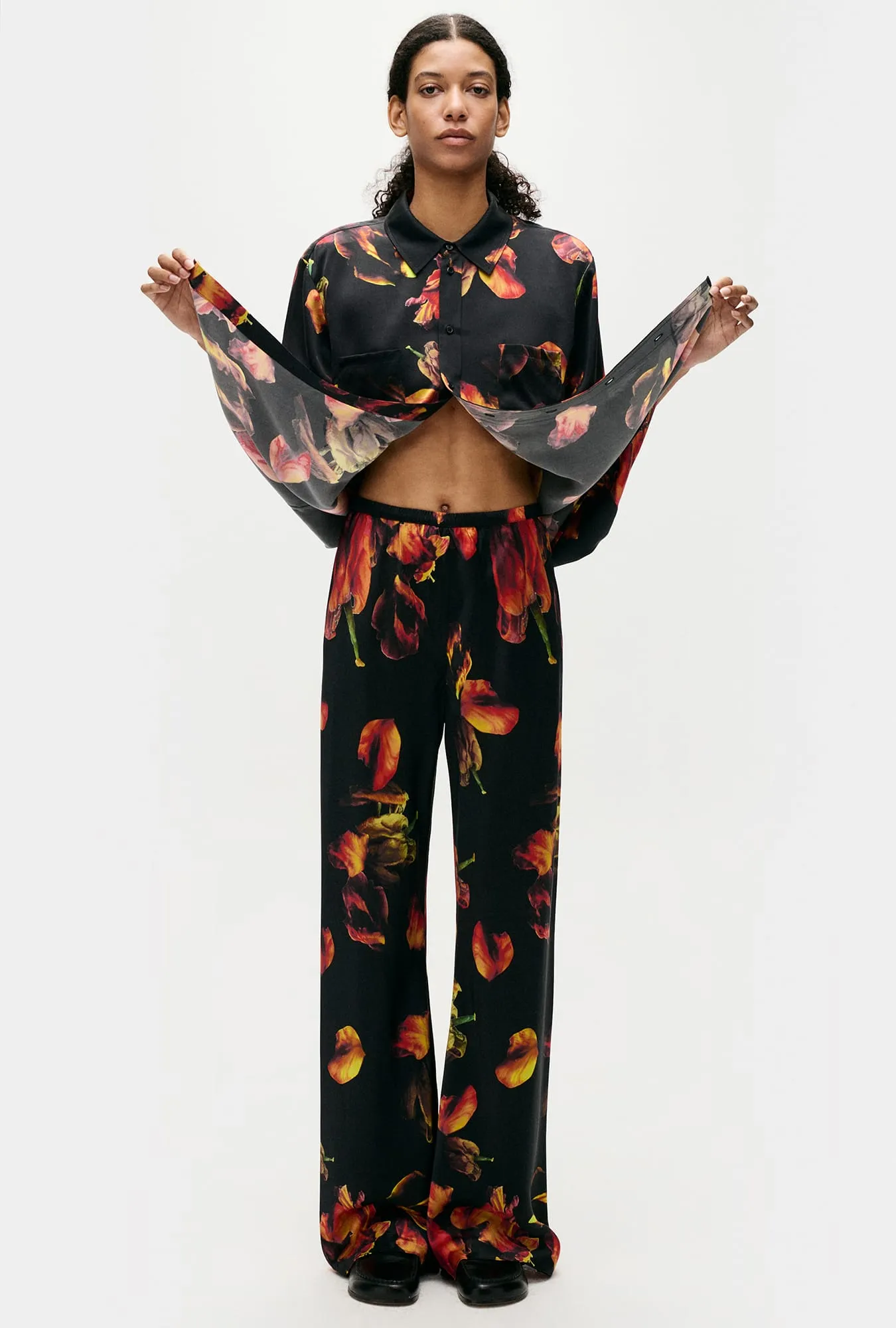 Silk Laundry | Bias Cut Pants - Tulipa Black sold by Sister & Co product image thumbnail 2