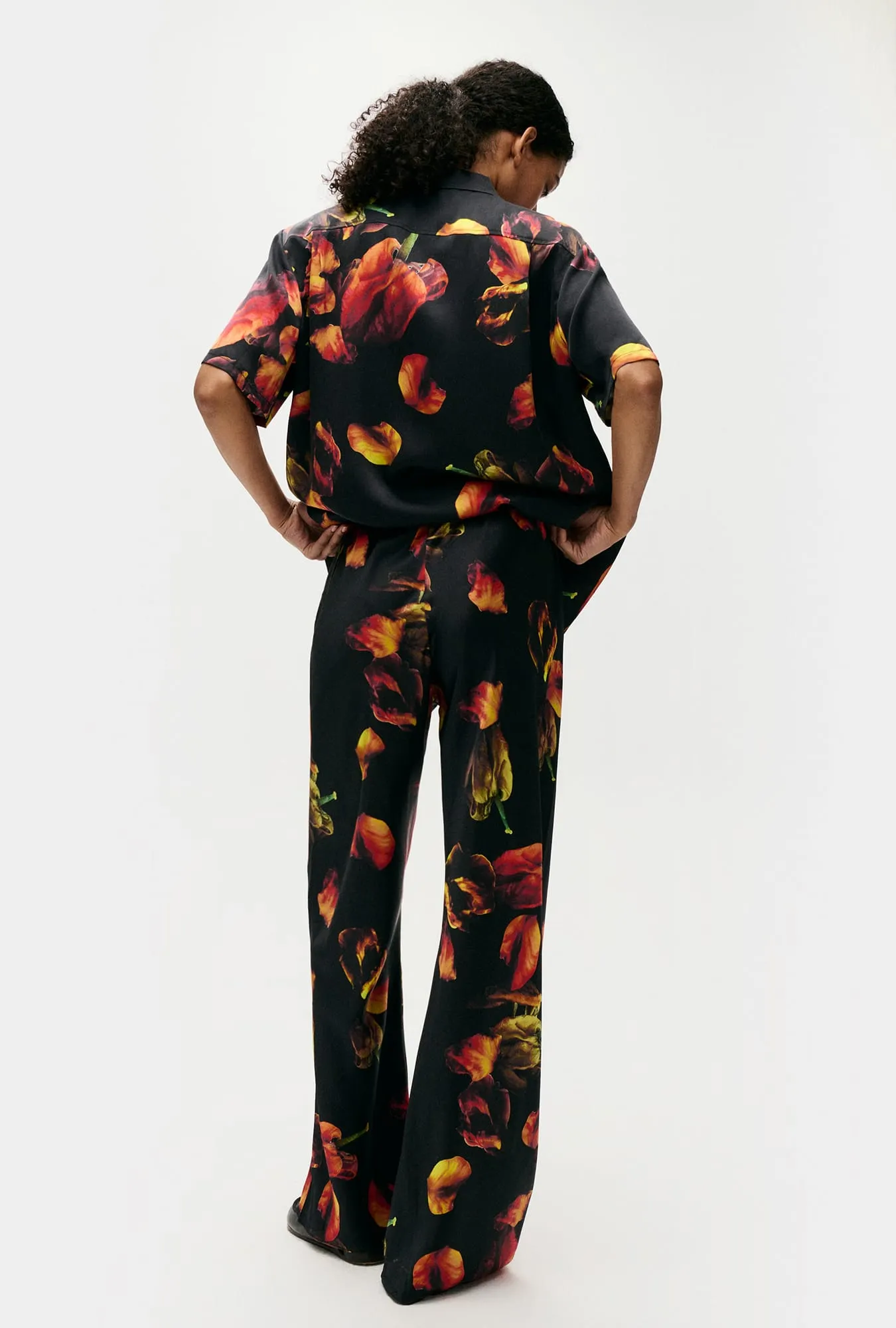 Silk Laundry | Bias Cut Pants - Tulipa Black sold by Sister & Co product image thumbnail 4