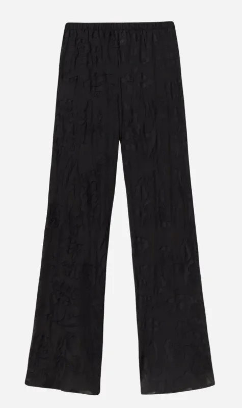 Silk Laundry | Clip Silk Bias Cut Pants - Tulipa Black sold by Sister & Co