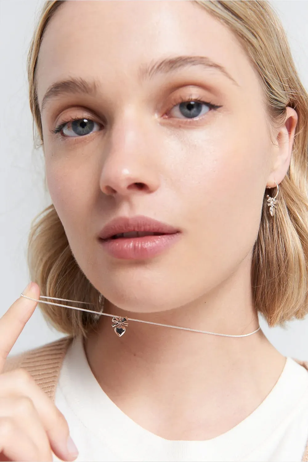 Karen Walker | Mini Superlove Necklace 45cm - Silver sold by Sister & Co product image thumbnail 2