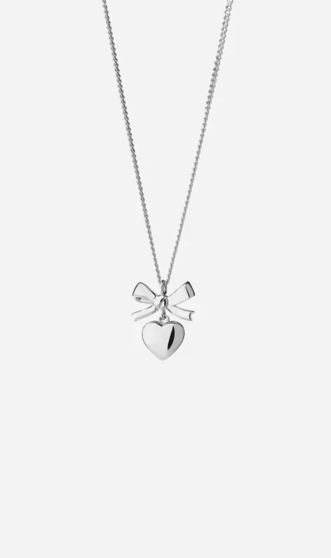 Karen Walker | Mini Superlove Necklace 45cm - Silver sold by Sister & Co