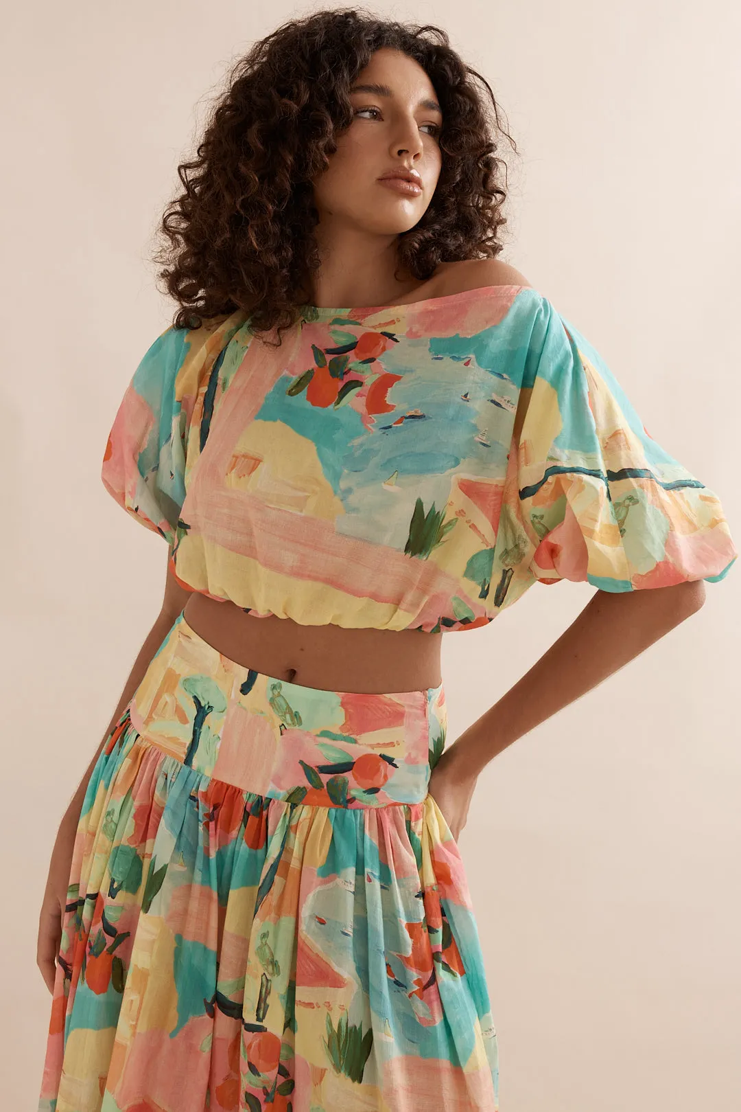 Caitlin Crisp | Coastline Crop - Capri Lawn sold by Sister & Co product image thumbnail 2