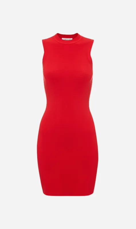 Victoria Beckham | VB Body Fitted Mini Dress - Red sold by Sister & Co