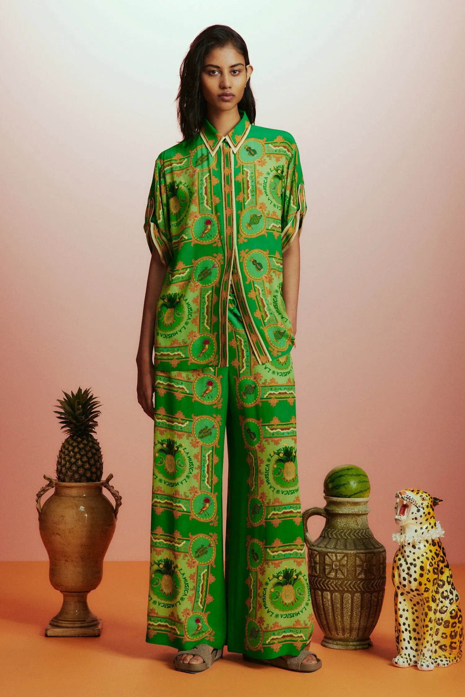 Alemais | La Musica Silk Shirt sold by Sister & Co product image thumbnail 2