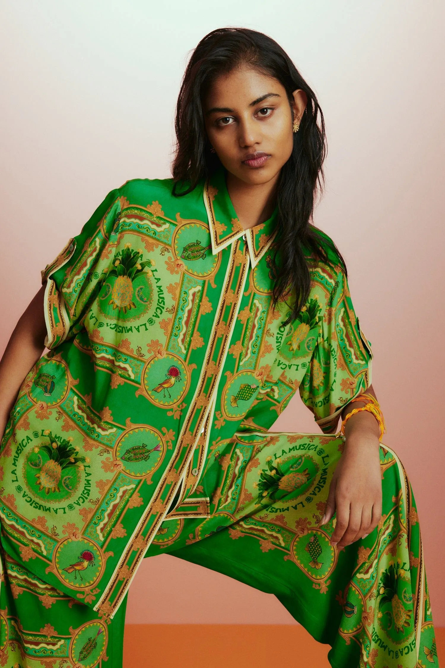 Alemais | La Musica Silk Shirt sold by Sister & Co product image thumbnail 3