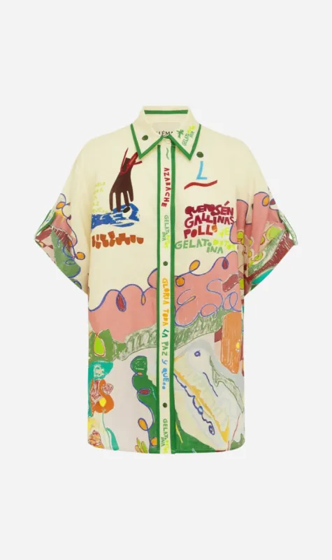 Alemais | Nadia Shirt sold by Sister & Co