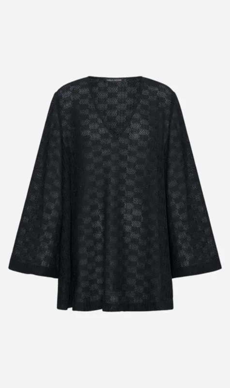 Camilla and Marc | Dover V Neck Dress - Black sold by Sister & Co