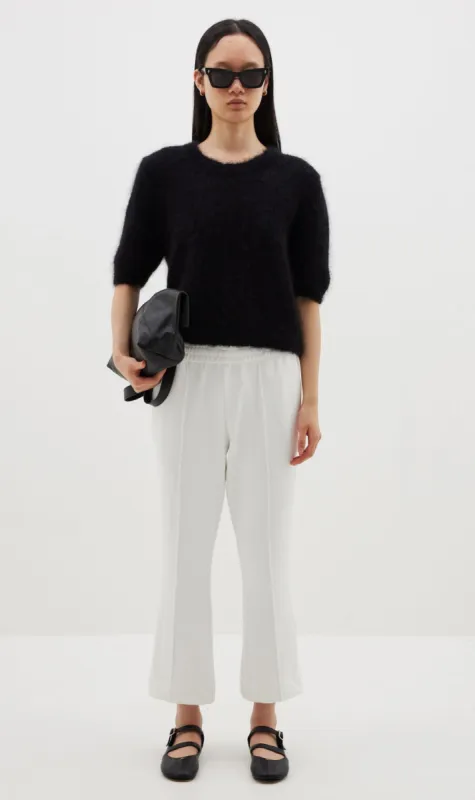 Bassike | Twill Flared Pant - White sold by Sister & Co