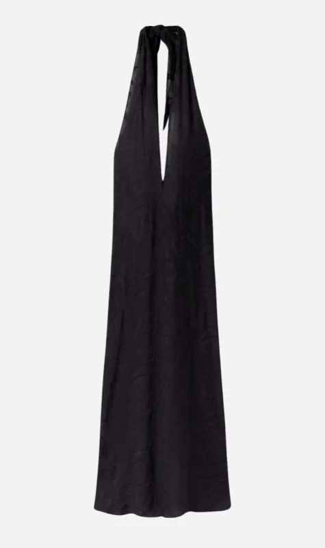 Silk Laundry | Clip Silk Wrap Skirt - Tulipa Black sold by Sister & Co
