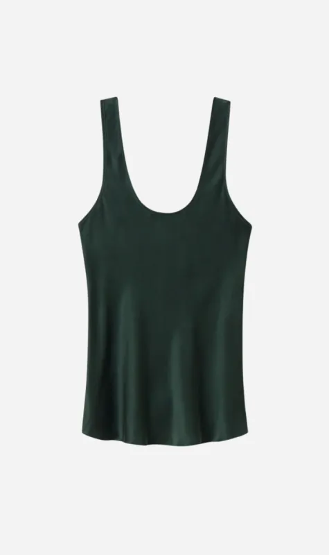 Silk Laundry | Scoop Neck Tank - Scarab sold by Sister & Co
