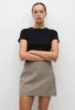 Matteau | Tailored Mini Skirt - Taupe sold by Sister & Co