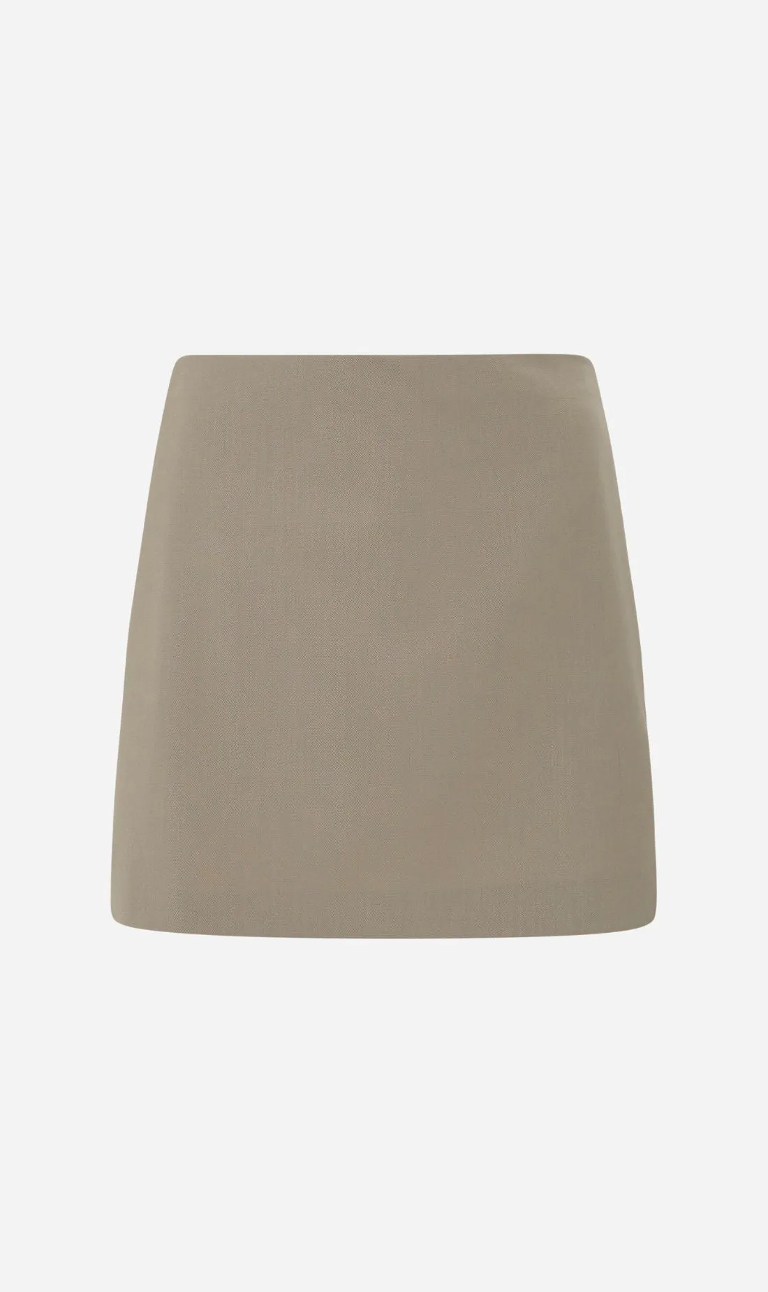 Matteau | Tailored Mini Skirt - Taupe sold by Sisters & Co