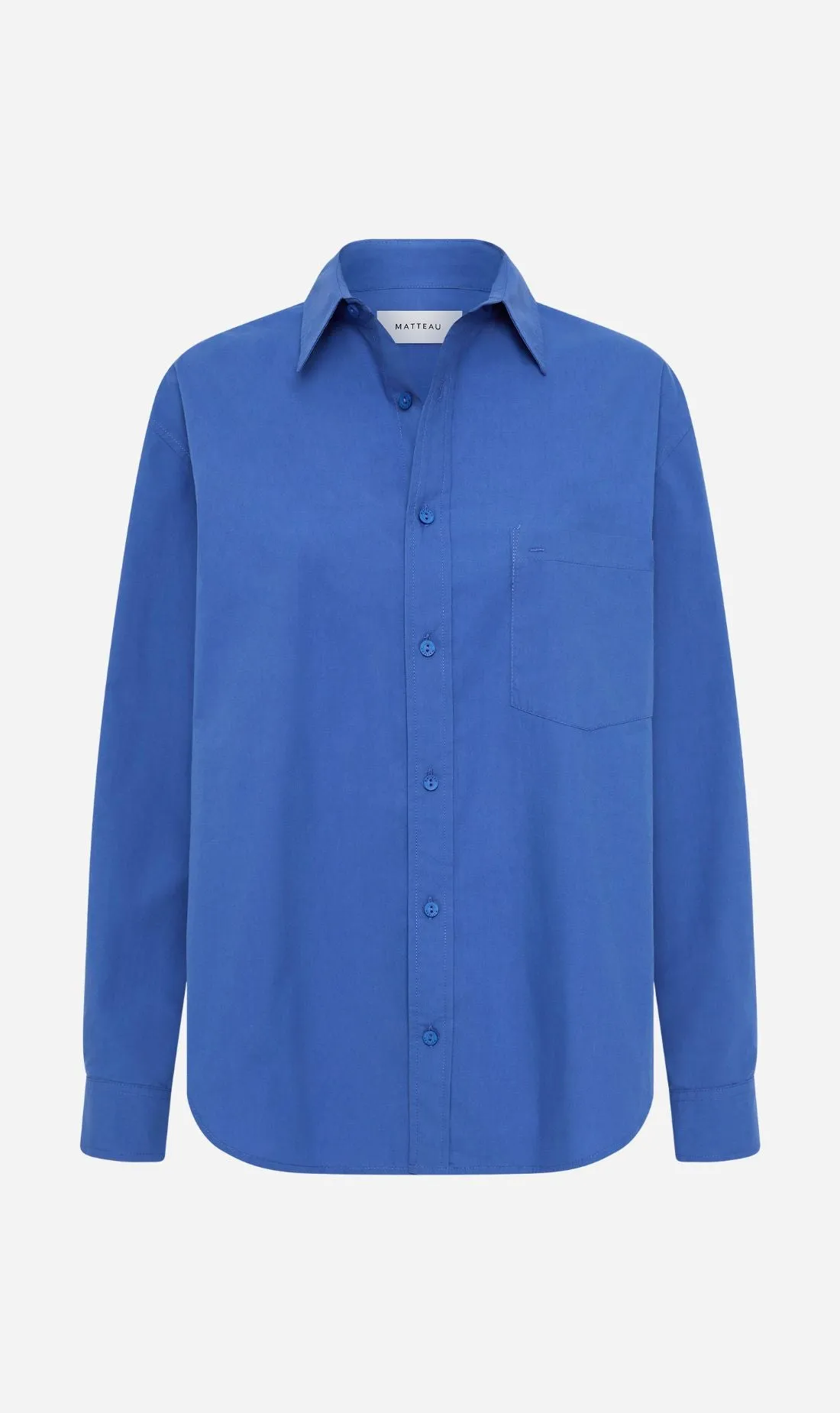 Matteau | Relaxed Shirt - Yves Blue sold by Sister & Co