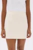 Assembly Label | Simone Cotton Linen Blend Mini Skirt - Oat Marle sold by Sister & Co