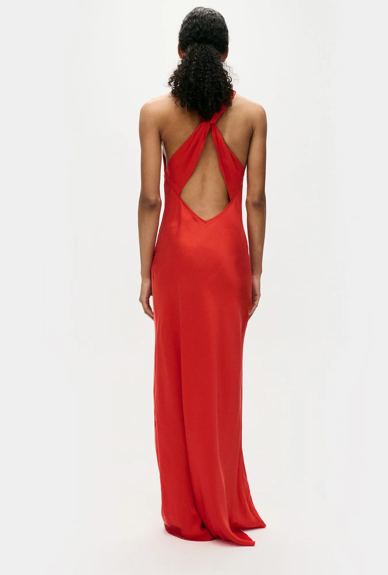 Silk Laundry | High Low Dress - Geranium sold by Sister & Co product image thumbnail 3