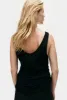 Silk Laundry | Jersey Modal Scoop Tank - Black sold by Sister & Co