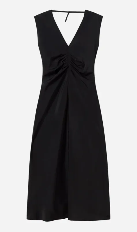 Silk Laundry | Pleated Dress - Black sold by Sister & Co