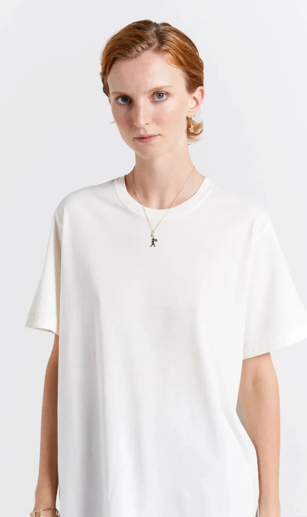 Karen Walker | Classic Organic Cotton T.Shirt - Ecru sold by Sister & Co