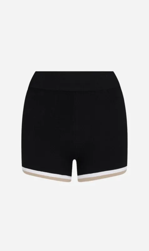 Nagnata | Retro Short 2.0 - Black / Sandstone sold by Sister & Co