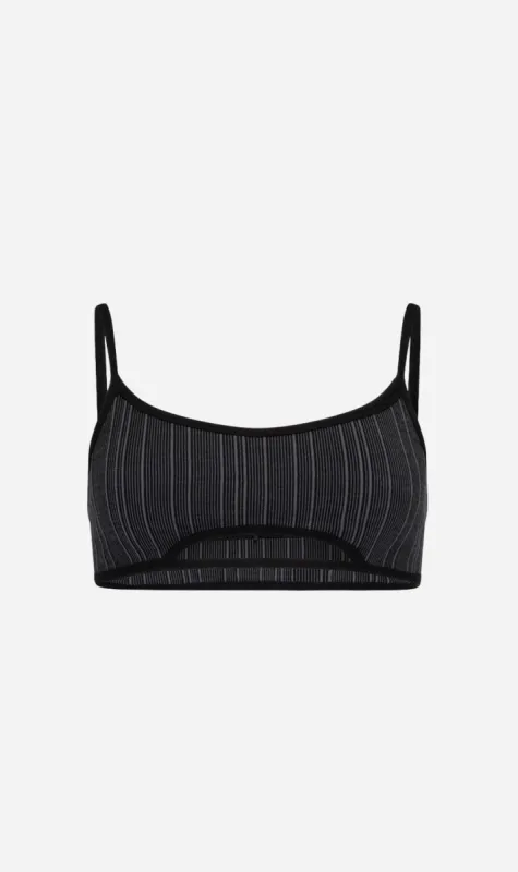 Nagnata | Elba Wool Bralet - Black made by Nagnata