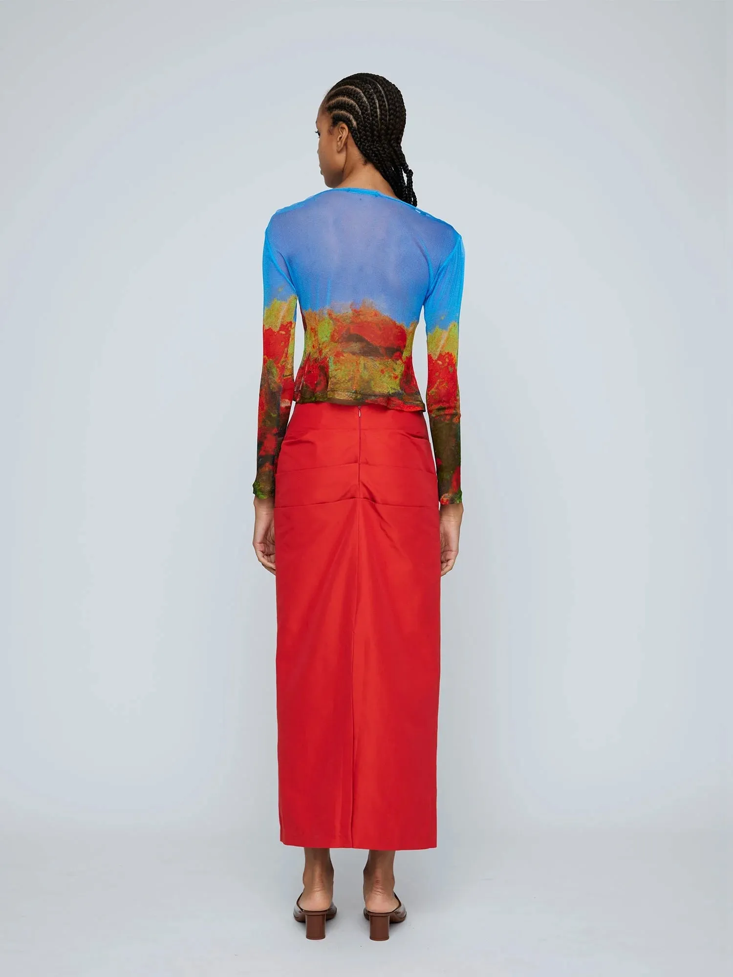 Wynn Hamlyn | Emma Maxi Skirt - Red sold by Sister & Co product image thumbnail 4