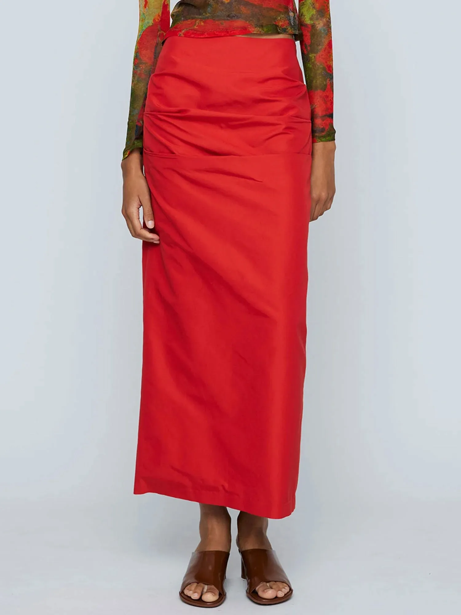 Wynn Hamlyn | Emma Maxi Skirt - Red sold by Sister & Co product image thumbnail 2