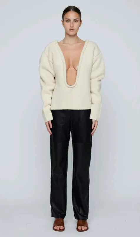 Wynn Hamlyn | Roll Neck Sweater - Ivory sold by Sister & Co