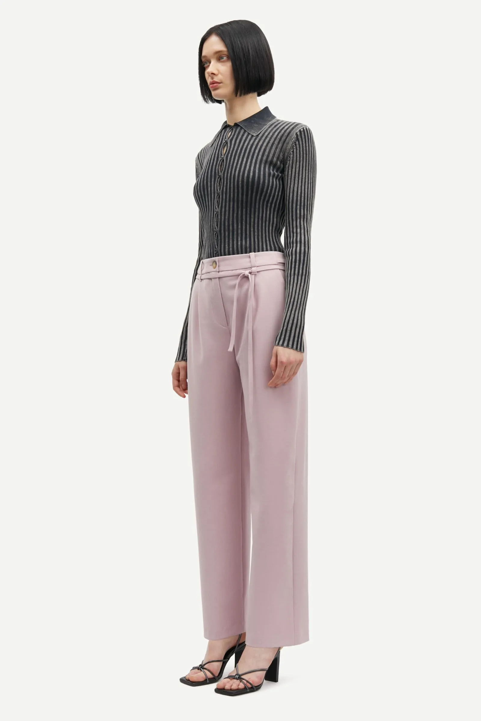 Samsoe Samsoe | Saluza Trousers - Woodrose sold by Sisters & Co product image thumbnail 2