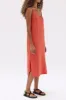 Assembly Label | Vallory Linen Slip Dress - Papaya sold by Sister & Co