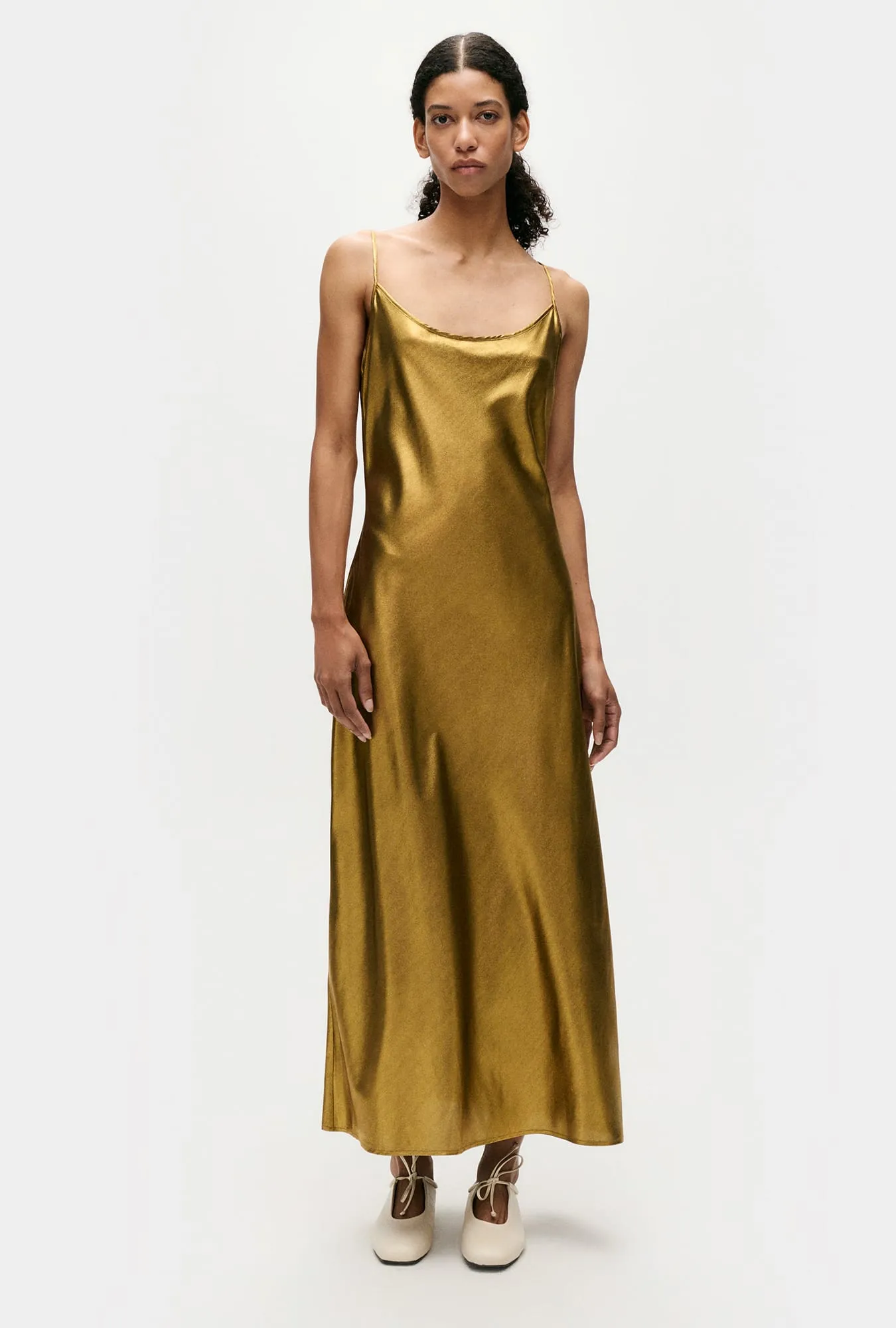 Silk Laundry | 1996 Dress - Gold sold by Sister & Co product image thumbnail 2