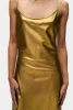 Silk Laundry | 1996 Dress - Gold sold by Sister & Co