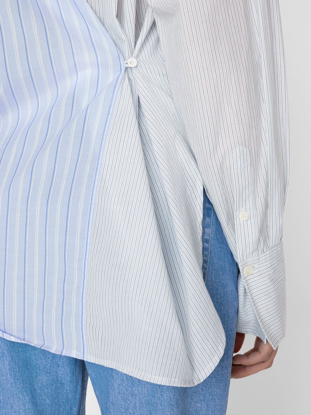 Frame Denim | Le Mix Oversized Shirt - Blanc Multi sold by Sister & Co product image thumbnail 2