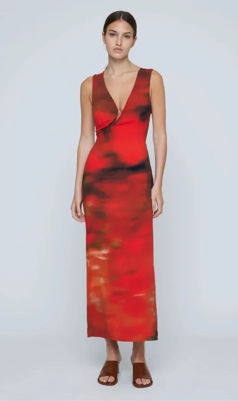 Wynn Hamlyn | Lila Maxi Dress - Rose sold by Sisters & Co