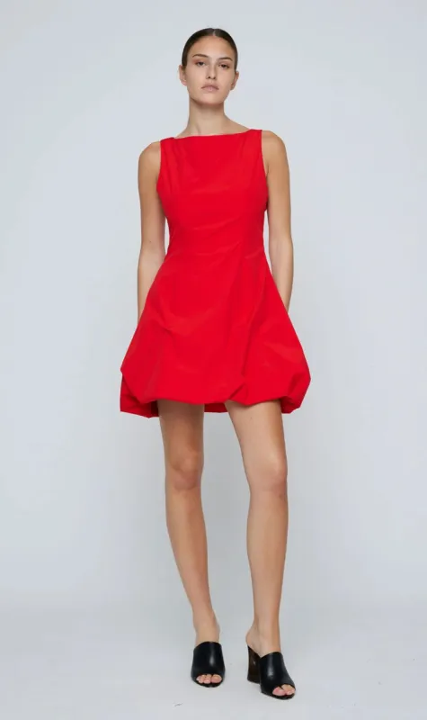 Wynn Hamlyn | Bobbie Mini Dress - Red sold by Sister & Co