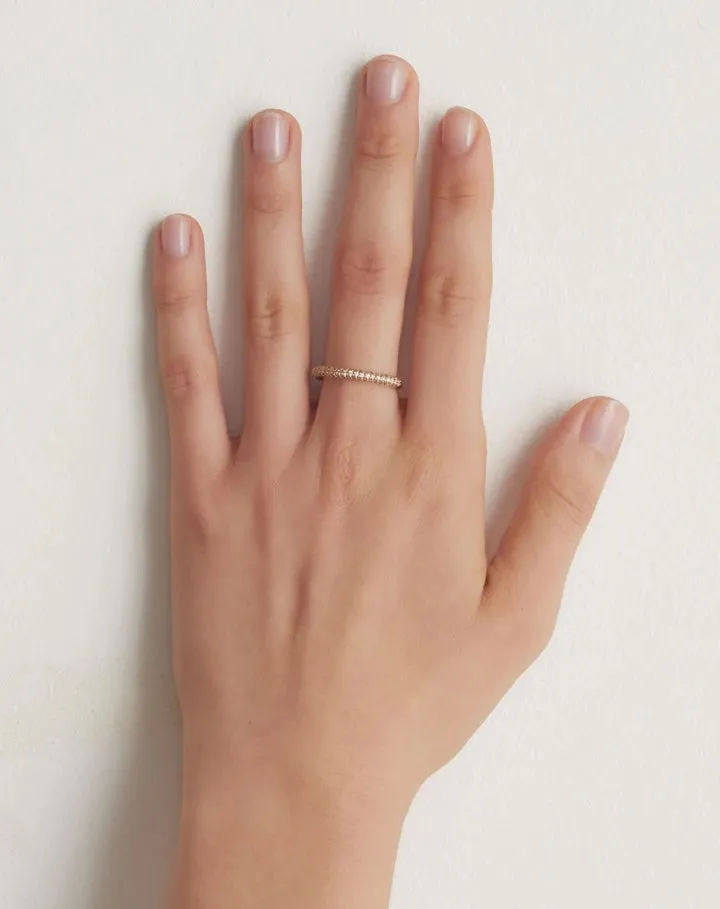 Meadowlark | Halo Band Triple Pave - White Diamond sold by Sisters & Co product image thumbnail 2