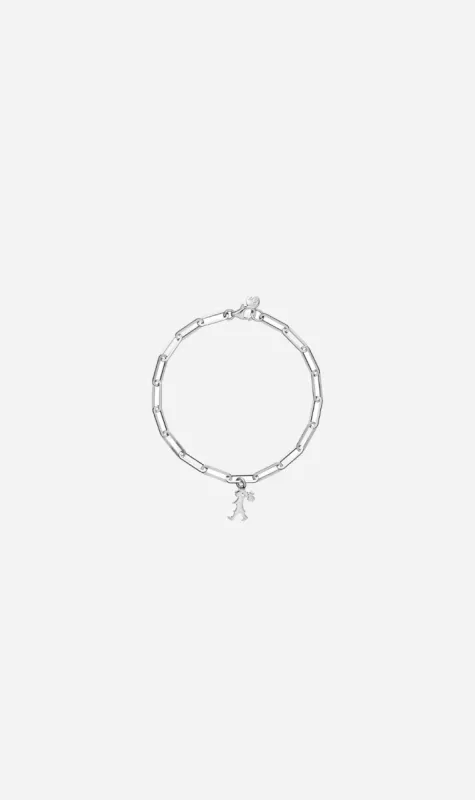 Karen Walker | Runaway Girl Charm Bracelet - Silver sold by Sister & Co