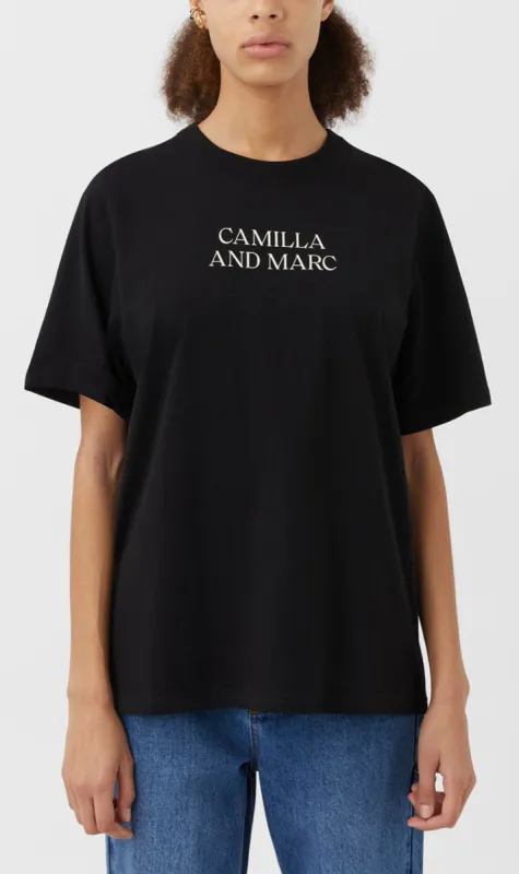 Camilla & Marc | Carter Tee - Black sold by Sister & Co