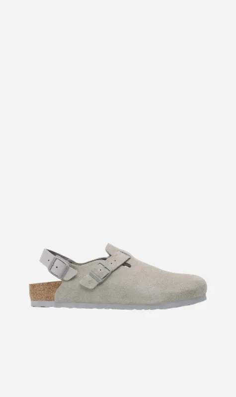 Birkenstock | Tokio II Suede Regular - Stone Coin sold by Sister & Co